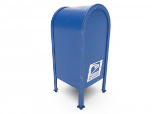 거리 우편함 3D 모델