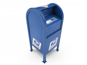 거리 우편함 3D 모델