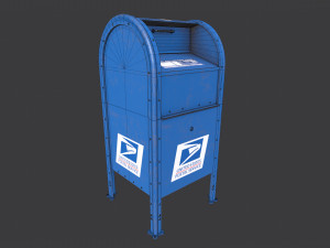 Street Mailbox 3D Модель