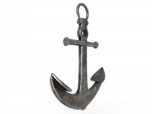 Kotwica statku Model 3D