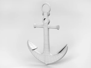 Kotwica statku Model 3D