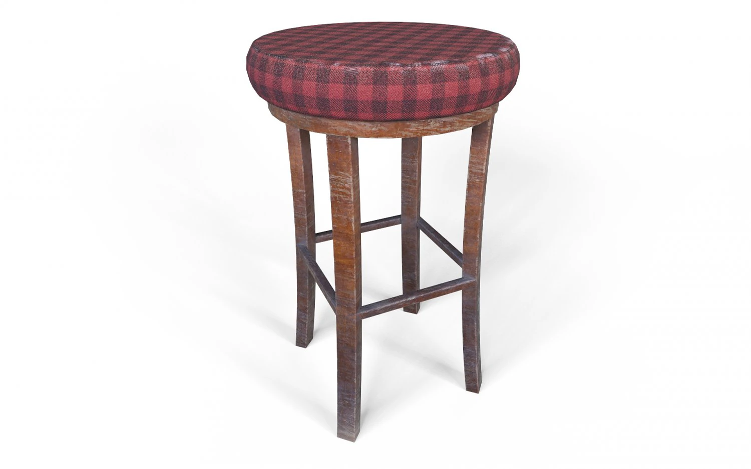 Banqueta Velha Modelo 3D .c4d .max .obj .3ds .fbx .stl .blend 