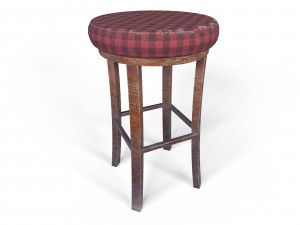 Old Stool 3D Model