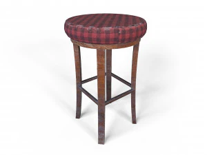 Banqueta Velha Modelo 3D