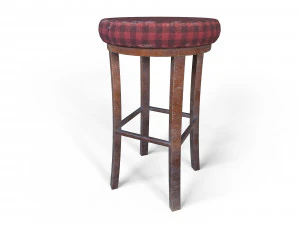 Banqueta Velha Modelo 3D