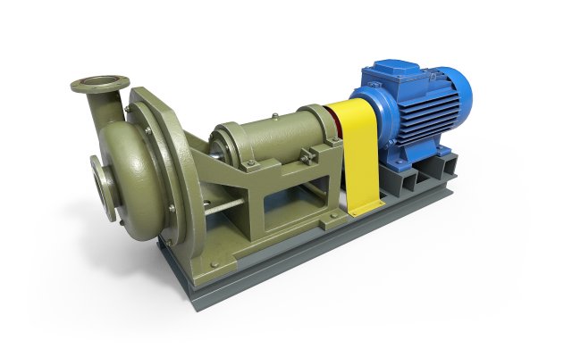 Pump centrifugal 3D-Modell .c4d .max .obj .3ds .fbx .stl .blend 