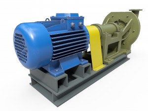 Pump centrifugal 3D-Modell