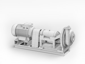 Pump centrifugal 3D-Modell