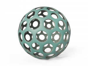 Sphere with holes 3D 模型