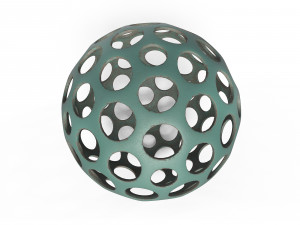 Sphere with holes 3D 模型