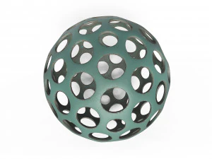 Sfera con fori Modello 3D