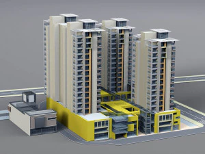 Gebouwen 3D Model