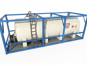 Tank Container gas Modello 3D