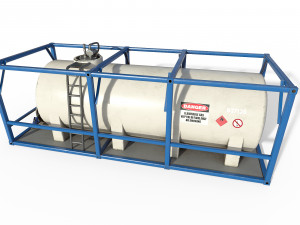 Tank Container gas 3D 모델