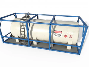 Tank Container gas 3D Model