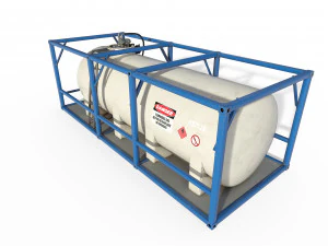 Tank Container gas 3D Model