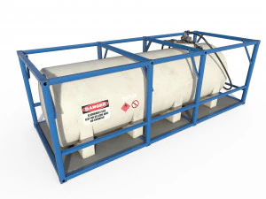 Tank Container gas 3D Model