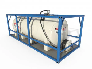 Tank Container gas 3D Model