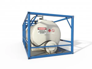 Tank Container gas 3D Model