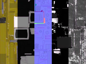 Luzes de trabalho industriais Modelo 3D