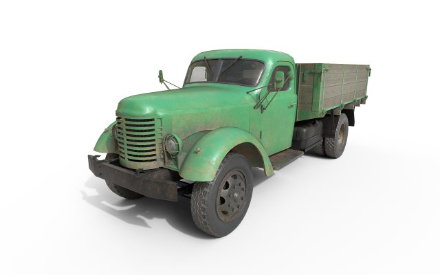 Zis 150 3D-Modell .c4d .max .obj .3ds .fbx .stl .blend 