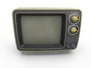 TV antiga Modelo 3D