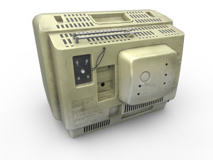 Old TV 3D मॉडल