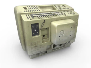TV antiga Modelo 3D