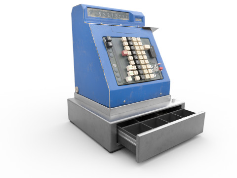 Cash register Model 3D