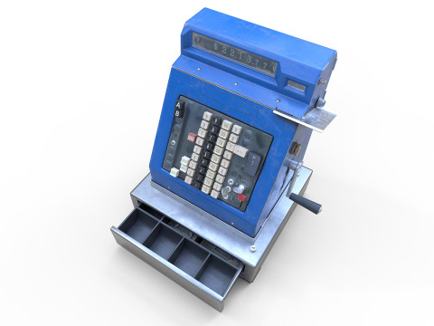 Cash register Model 3D