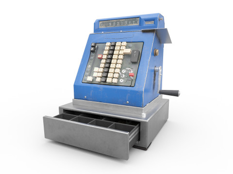 Cash register Model 3D