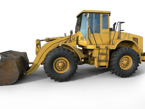 Wheel Loader 3D Model