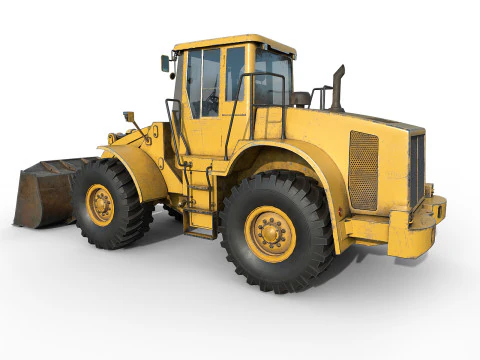 Wheel Loader 3D Model