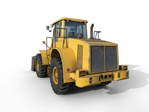 Wheel Loader 3D Model