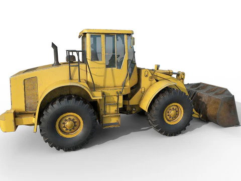 Wheel Loader 3D Model