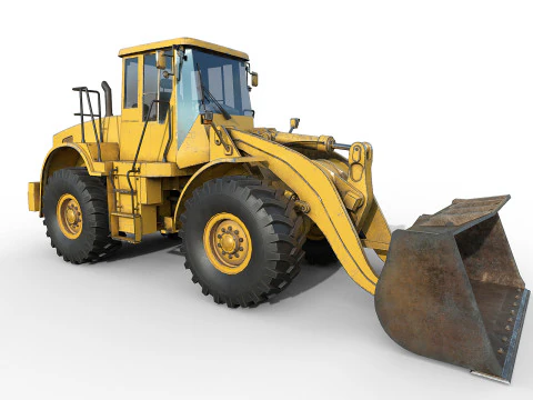 Wheel Loader 3D Model