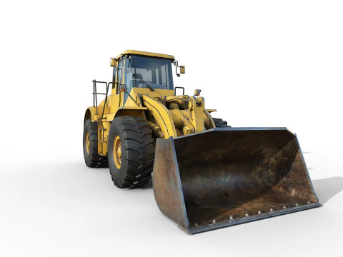 Wheel Loader 3D Model