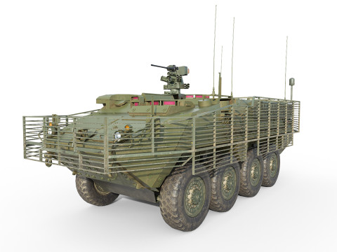 M1130 CV Stryker Modelo 3D