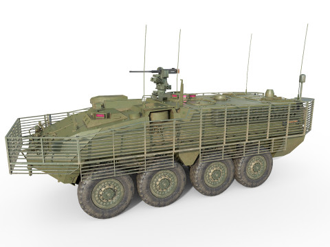 M1130 CV Stryker 3D Model