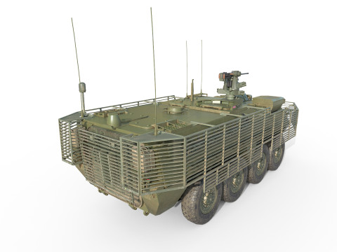 M1130 CV Stryker 3D Model