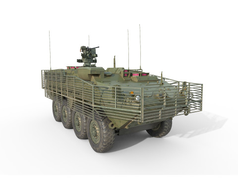 M1130 CV Stryker 3D Model