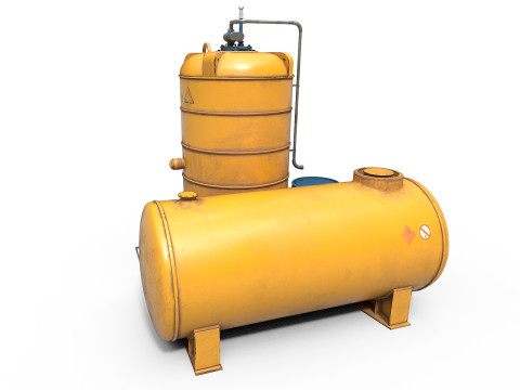Industrial tank Modello 3D