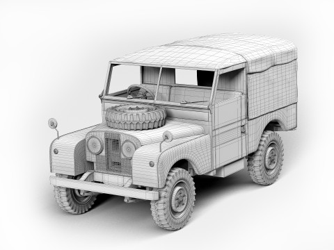 Off-Road SUV Vehicle Model 3D