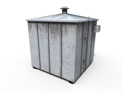 Old Electricity Box 3D-Modell