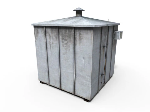 Old Electricity Box 3D Model