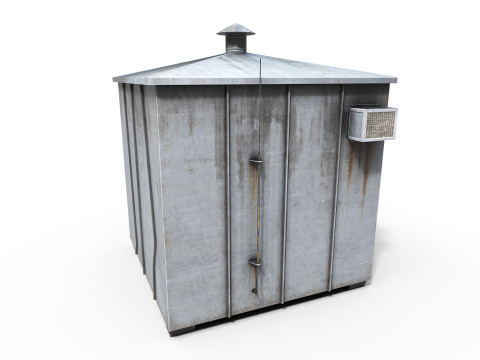 Old Electricity Box 3D-Modell