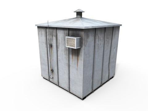 Old Electricity Box 3D-Modell