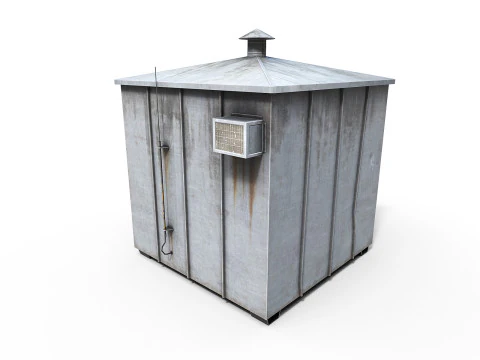 Old Electricity Box 3D Model