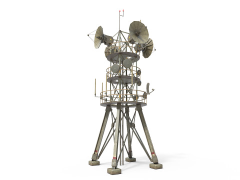 Radar antenna Model 3D