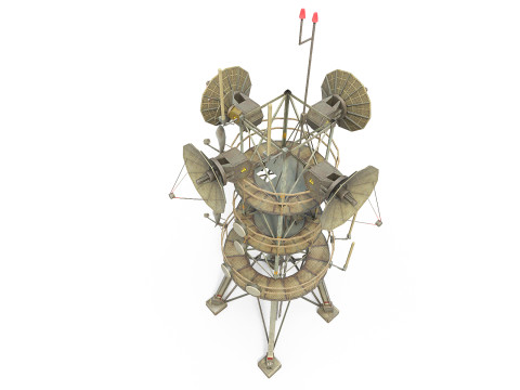 Radar antenna Model 3D